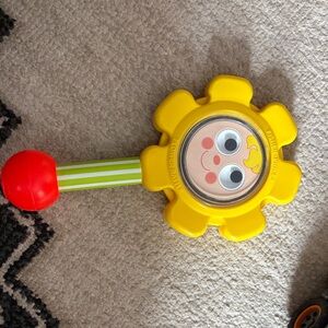 Vintage Fisher price 1973 flower baby rattle